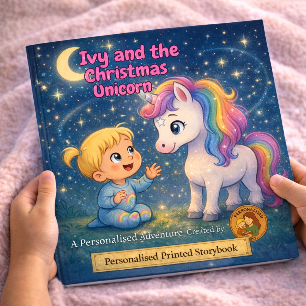 Unicorn Christmas Adventure Personalised Book