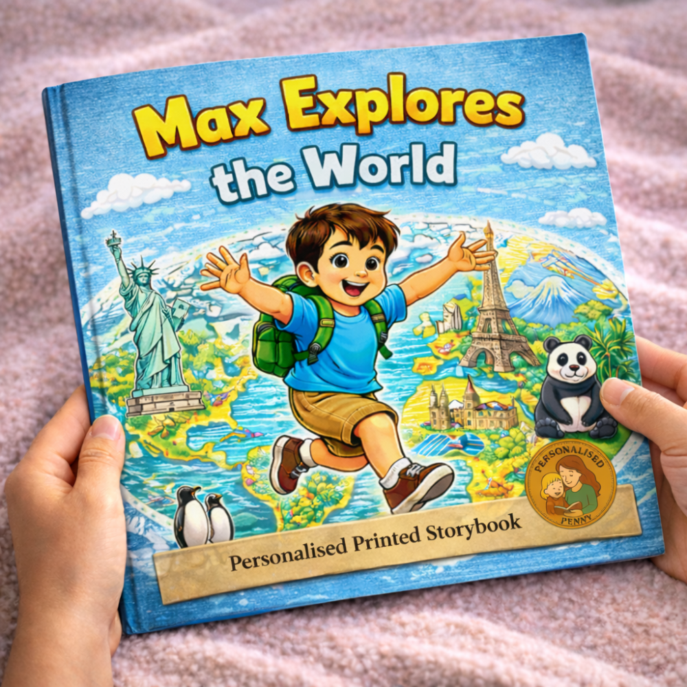 Exploring the world - Personalised Book