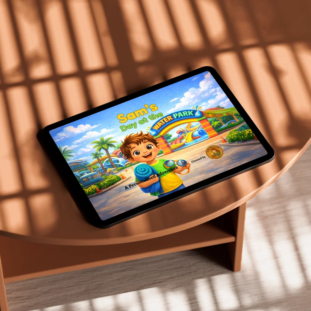 Day at the water park – personalised e-book