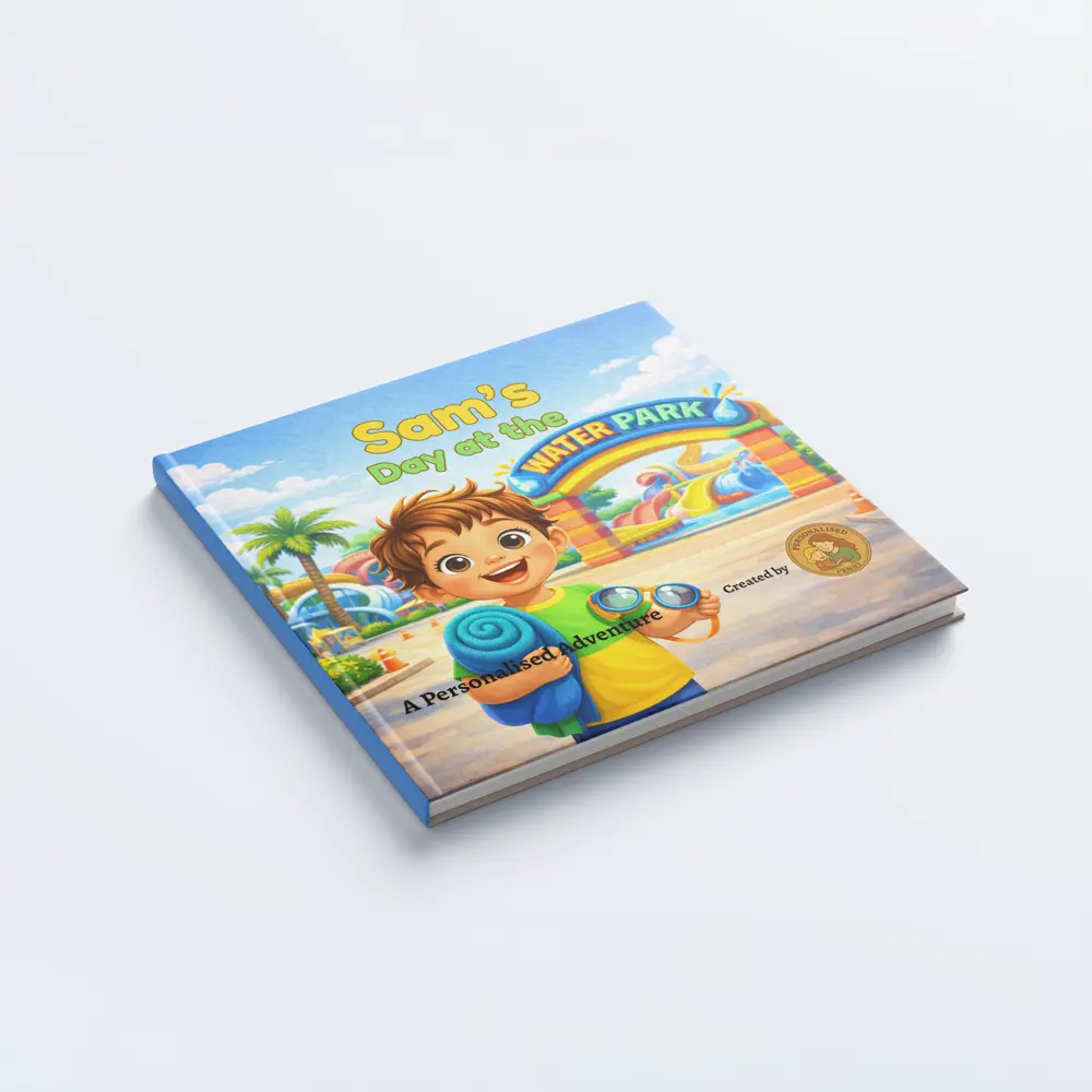 Days at the Water Park – hardback personalised book