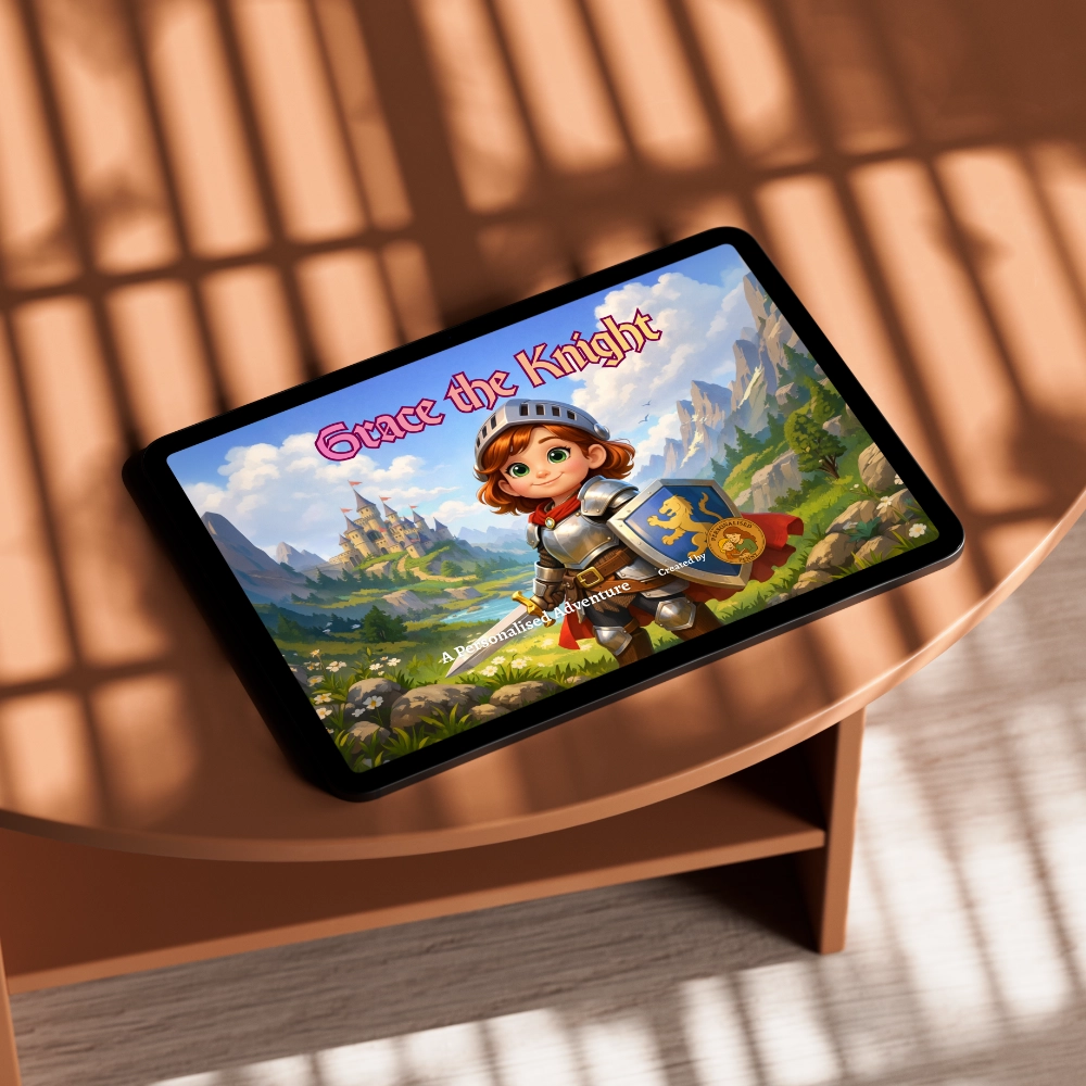 Fantasy the knight story personalised e-book