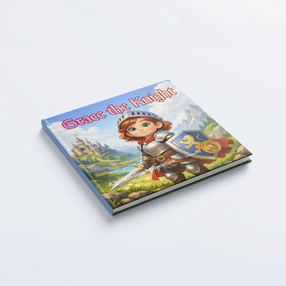 Fantasy the knight story personalised hardback book