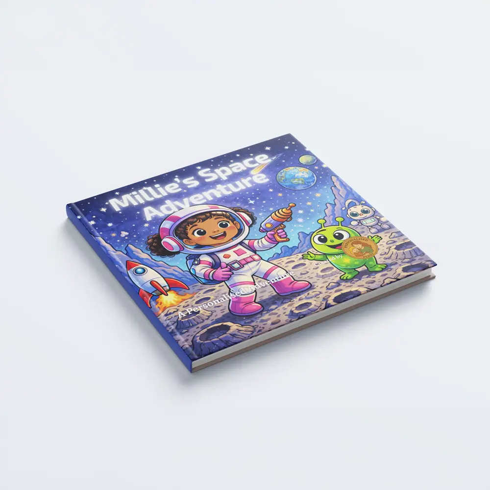 Space adventure hardback book