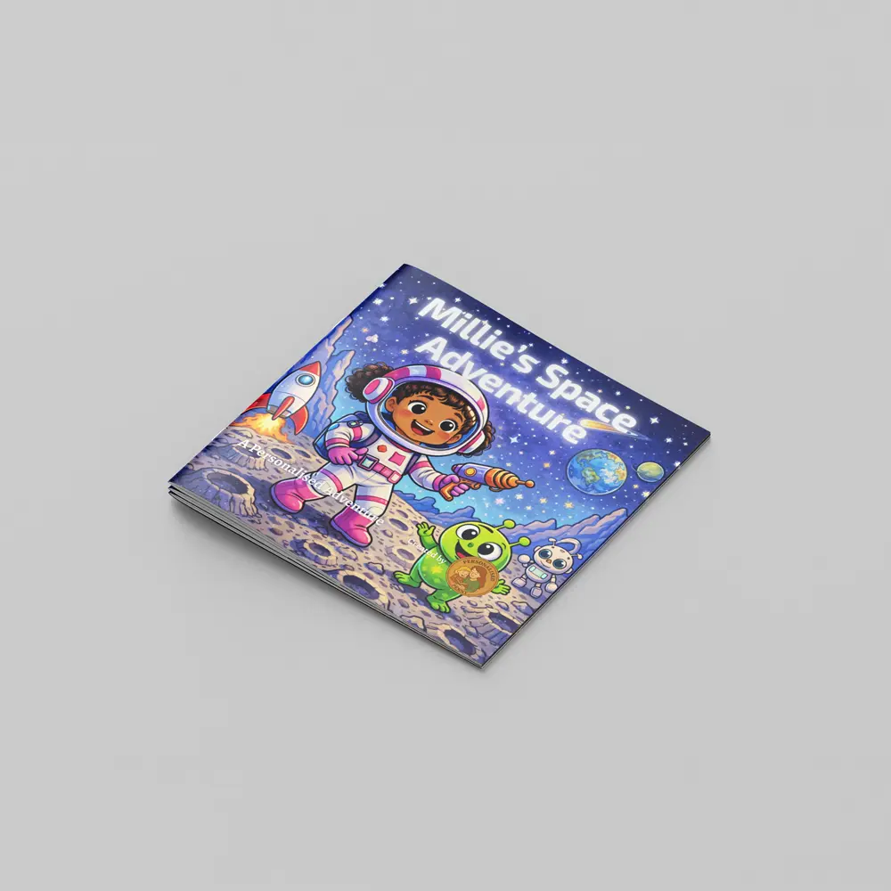 Space adventure paperback book