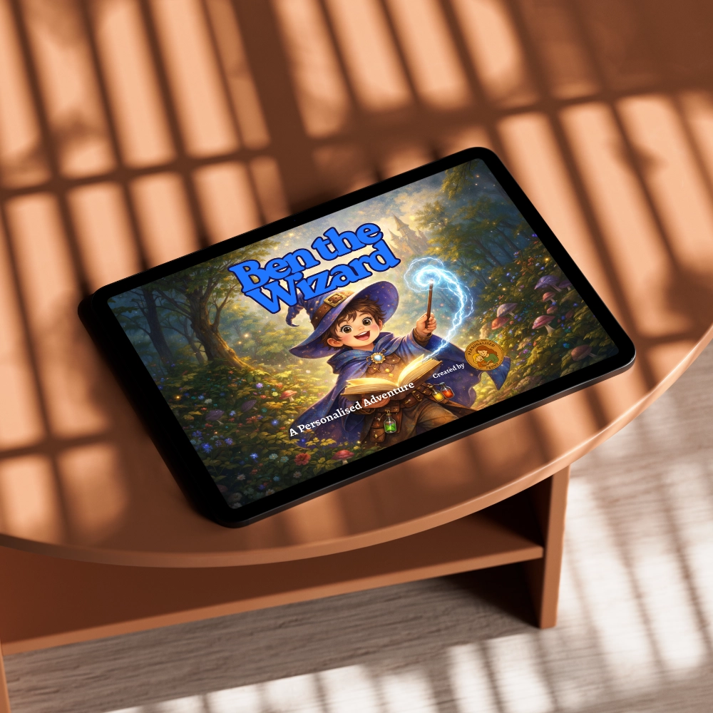 The Wizard personalised e-book boy