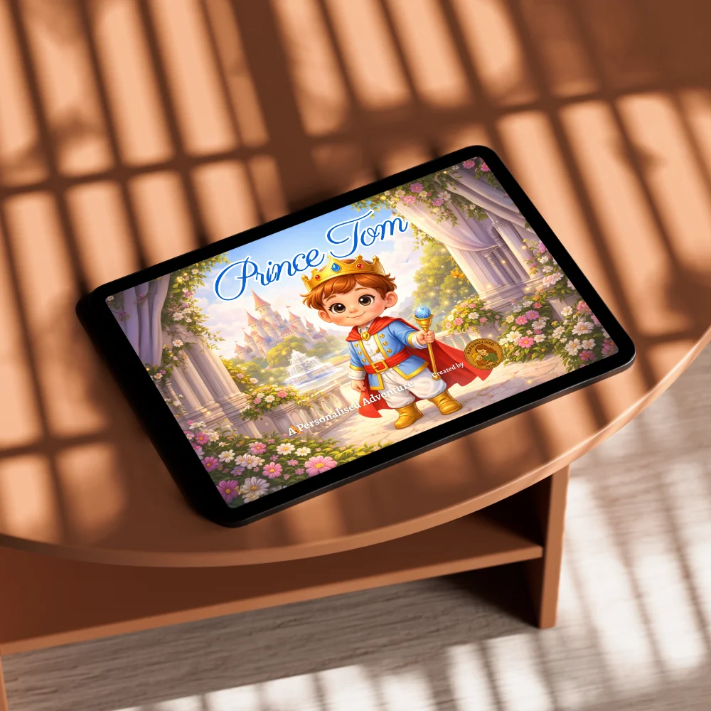 fantasy prince personalised e-book