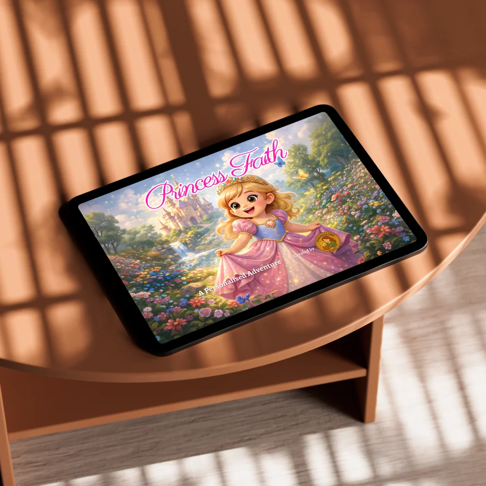 fantasy princess personalised paperback e-book